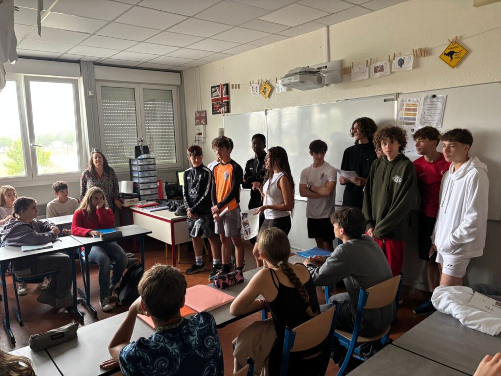 Les élèves de la 2nde option EPS à la rencontre des collégiens 2 photo eps 1
