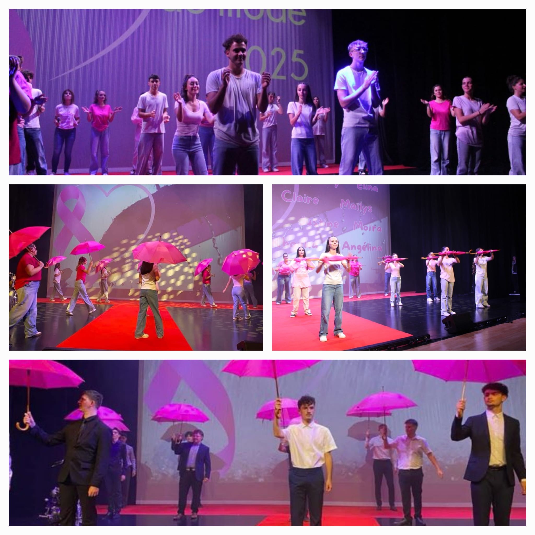 Le défilé de mode Octobre Rose de la classe de TMC à guichet fermé !